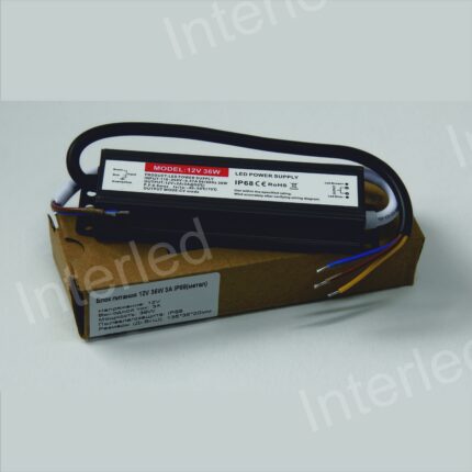 Блок питания SLP 36W 3A 12V IP68 (премиум)